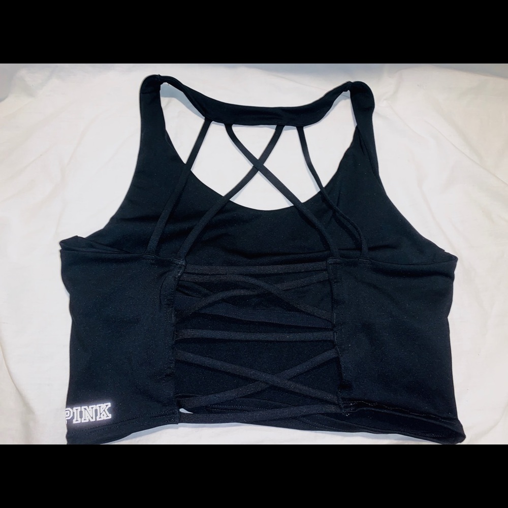 VS PINK Cropped Workout Bralette